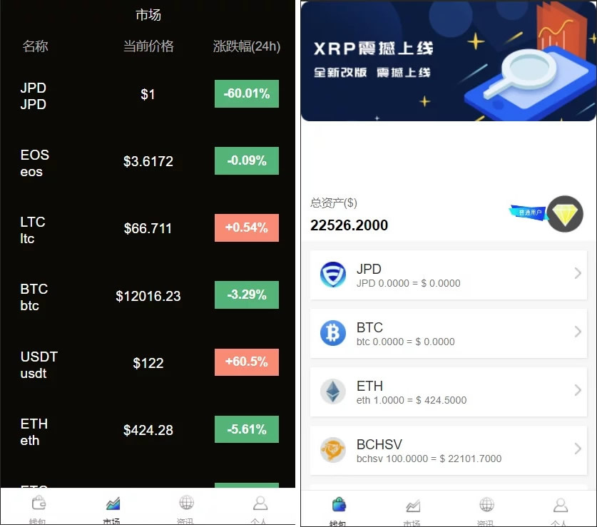 多币种区块链交易所 / 存取功能齐全 / 最新价格走势-久趣源码交流论坛