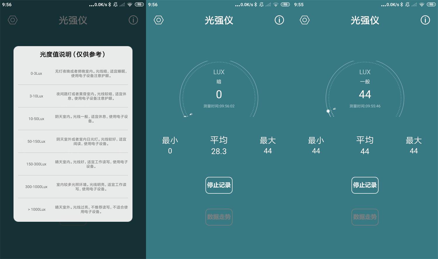 安卓光强仪v3.1.0绿化版-久趣源码交流论坛