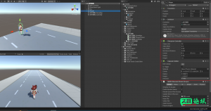 《Unity酷跑小游戏》制作地面移动、角色控制器、动画状态机·其一-久趣源码交流论坛